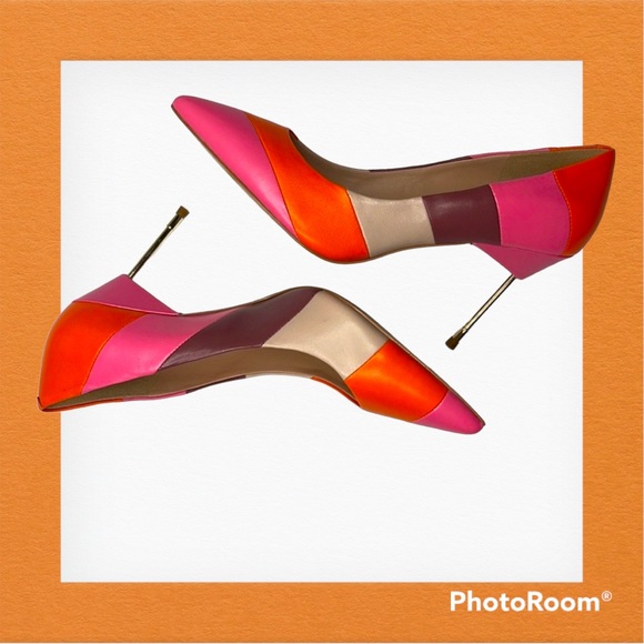 Kurt Geiger Shoes - Kurt Geiger London  shoes size 37 EU super cute  pink,0range,tan, wine color